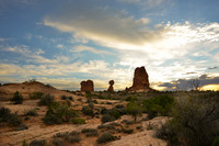 Sunset, Thors Hammer, Arches National Park