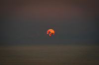 Sunrise through the clouds, Virginia Beach